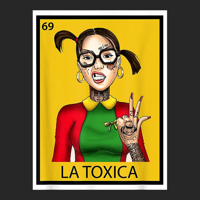 Mexican La Tóxica Lottery Card Funny Tattoos Girls Vintage T Shirt Men's T-shirt Pajama Set by cm-arts | Artistshot