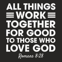 All Things Work Together For Good Romans 828 Christian Red T Shirt Ladies Fitted T-shirt | Artistshot