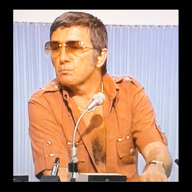 Richard Dawson 1978 Color Photo Classic Cropped Sweater by cm-arts | Artistshot