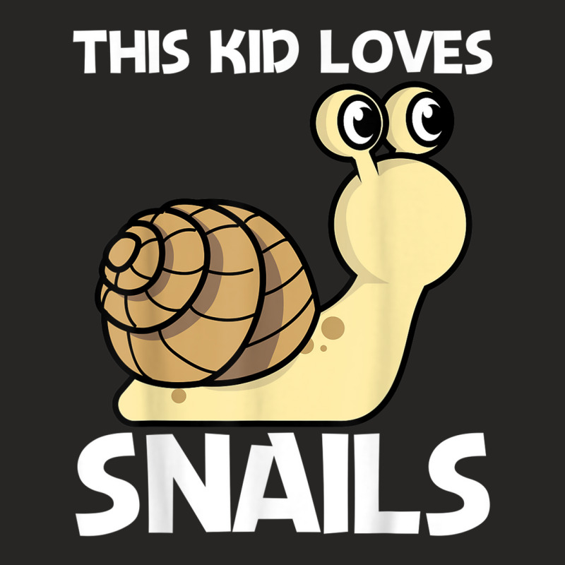 Cute Snail For Kids Boys Land Sea Freshwater Snail Lovers Ladies Fitted T-Shirt by Golden | Artistshot