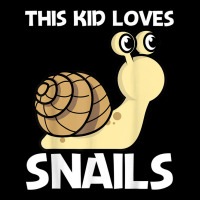 Cute Snail For Kids Boys Land Sea Freshwater Snail Lovers Cropped Hoodie | Artistshot