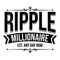 Womens Ripple Millionaire Est Any Day Now  Crypto Blockchain V Neck T Youth Hoodie | Artistshot