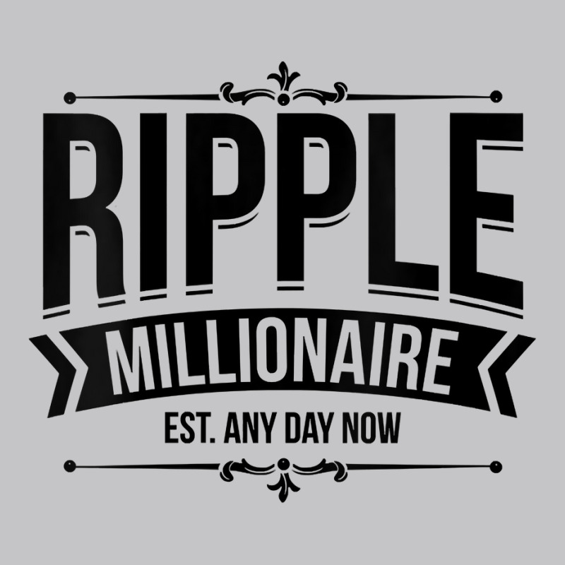 Womens Ripple Millionaire Est Any Day Now  Crypto Blockchain V Neck T Baby Bodysuit by cm-arts | Artistshot