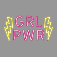 Grl Pwr Girl Power Light Style Design Pullover Hoodie Women's V-neck T-shirt | Artistshot