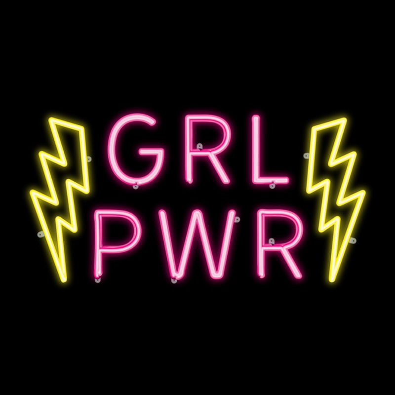 Grl Pwr Girl Power Light Style Design Pullover Hoodie Long Sleeve Baby Bodysuit by cm-arts | Artistshot