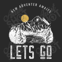 New Adventure Awaits , Lets Go Printed Hat | Artistshot