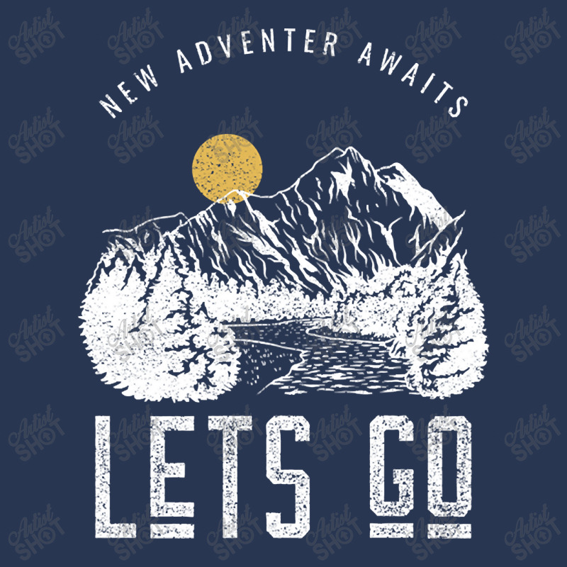 New Adventure Awaits , Lets Go Men Denim Jacket by laurynvanhoose | Artistshot