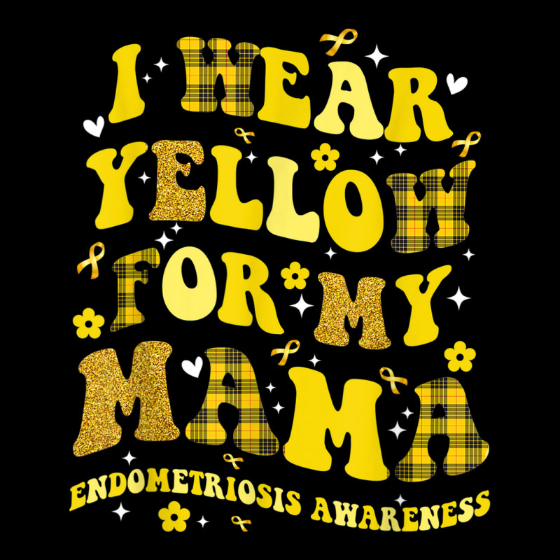 I Wear Yellow For My Mama Endometriosis Awareness Pocket T-Shirt by Bandits | Artistshot