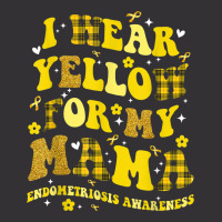 I Wear Yellow For My Mama Endometriosis Awareness Vintage Short | Artistshot