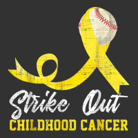 Baseball Strike Out Childhood Cancer Tshirt Gold Ribbon T Shirt Baby Bodysuit | Artistshot