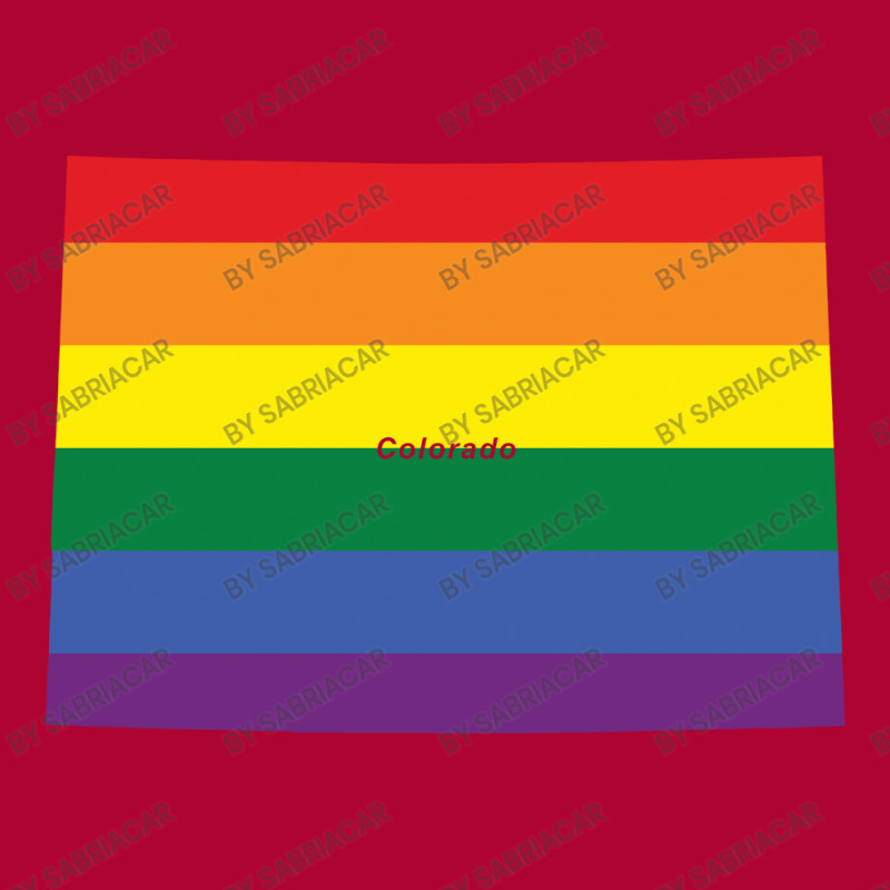 Colorado Rainbow Flag Throw Pillow | Artistshot