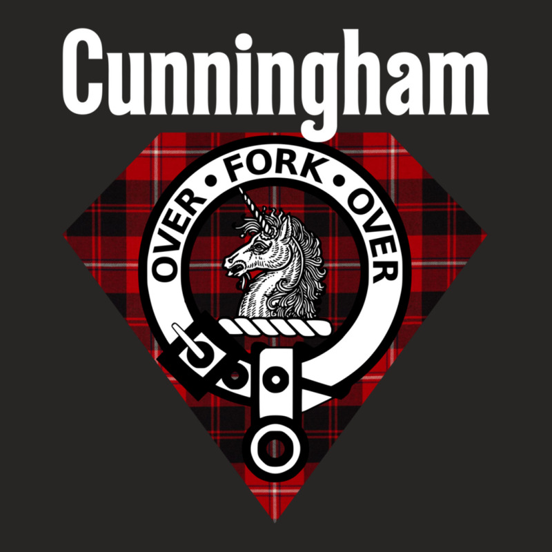 Cunningham Clan Scottish Name Coat Of Arms Tartan Sweatshirt Ladies Fitted T-Shirt by cm-arts | Artistshot