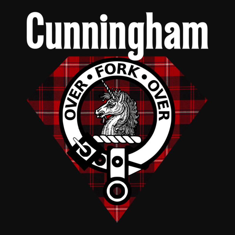 Cunningham Clan Scottish Name Coat Of Arms Tartan Sweatshirt Crop Top by cm-arts | Artistshot