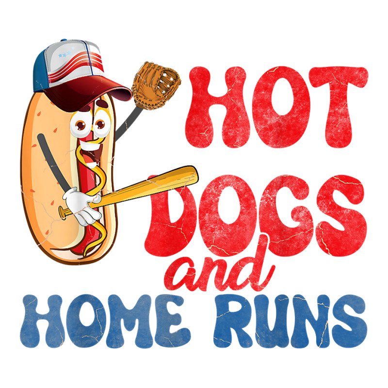 Hot Dogs And Home Runs Hotdog Baseball Touchdown T Shirt Maternity Scoop Neck T-shirt by cm-arts | Artistshot