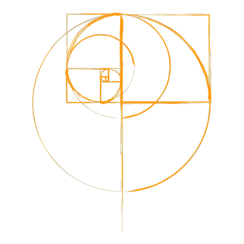 Fibonacci Golden Ratio Circle T Shirt V-neck Tee | Artistshot