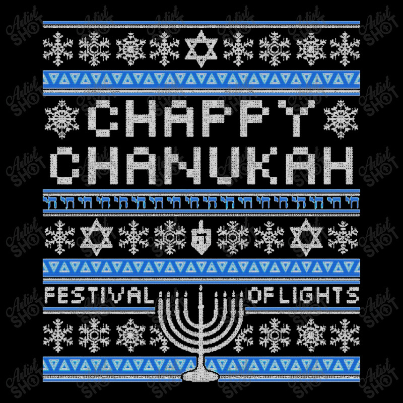 Chappy Chanukah Sweater, Hanukkah Men's 3/4 Sleeve Pajama Set | Artistshot