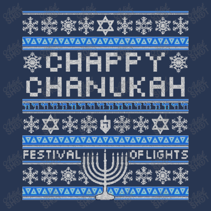 Chappy Chanukah Sweater, Hanukkah Men Denim Jacket | Artistshot