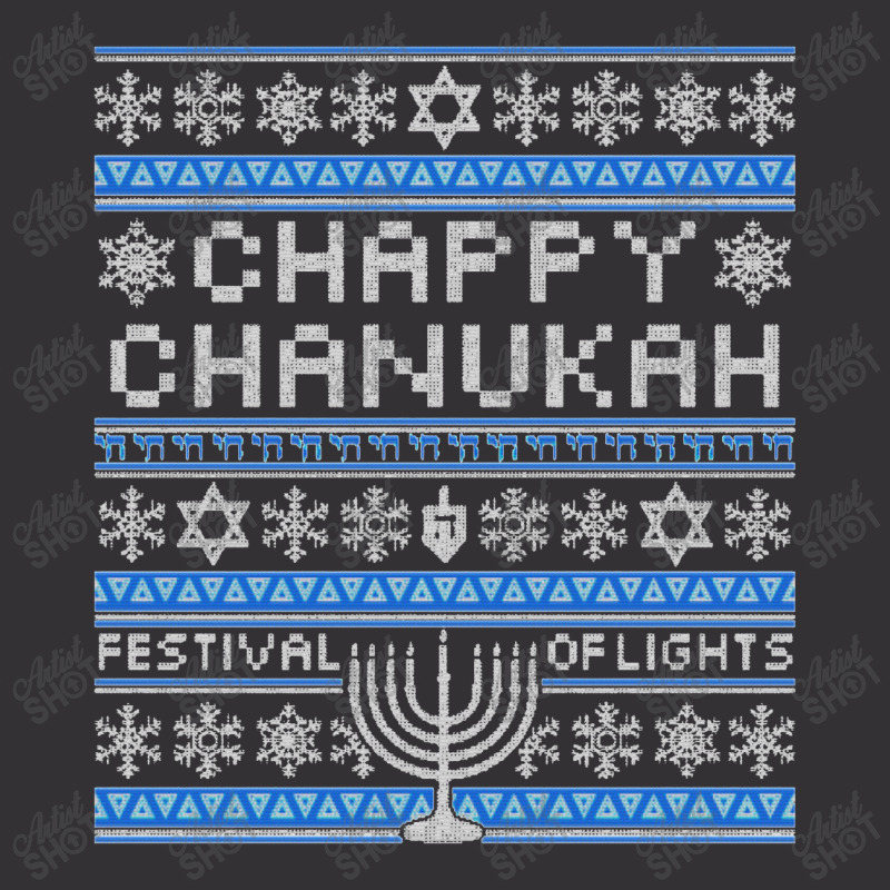 Chappy Chanukah Sweater, Hanukkah Vintage Short | Artistshot