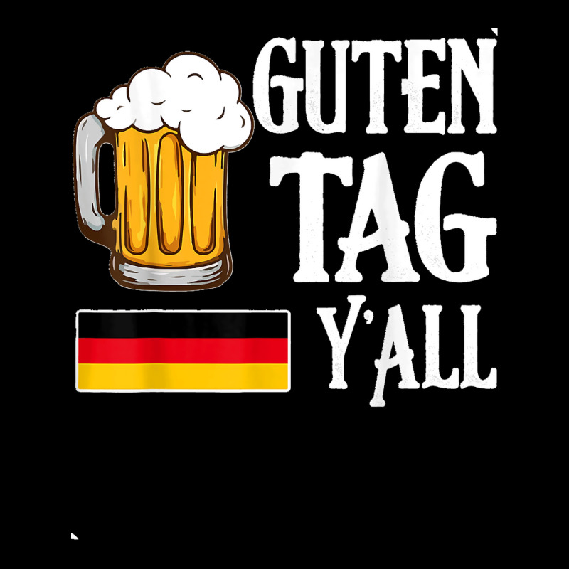 Guten Tag Y'all Oktoberfest Beer Festival Funny Cropped Hoodie by MaryTMcgoffin | Artistshot