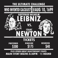 Newton Vs Leibniz   Mathematician Gift Math Calculus Science T Shirt T-shirt | Artistshot