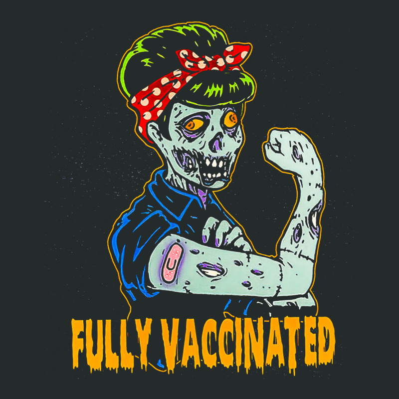 Fully Vaccinated, Vaccinated Zombie, Pro Vaccination Halloween, Fully  Women's Triblend Scoop T-shirt by cm-arts | Artistshot