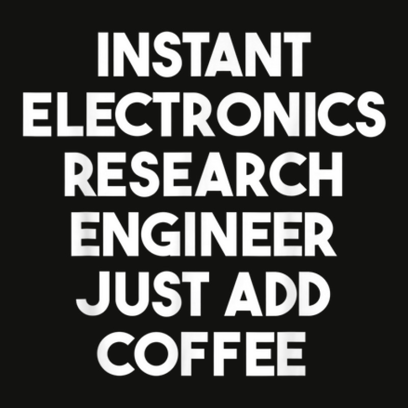 Instant Electronics Research Engineer Just Add Coffee Scorecard Crop Tee by Lion | Artistshot