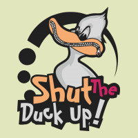 Shut The Duck Up Throw Pillow | Artistshot