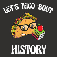 Womens Lets Taco Bout History Funny Food Humor Foodie Historian Pun V Champion Hoodie | Artistshot