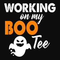 Funny Working On My Bootee Halloween Booty Glutes Crop Top | Artistshot