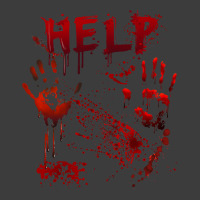 Funny Help Bloody Handprint Halloween Costume Matching Mens Men's Polo Shirt | Artistshot