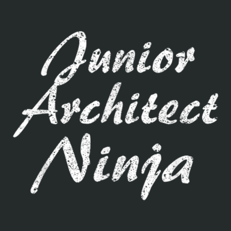 Junior Architect Tshirt Job Occupation Funny Work Title Women's Triblend Scoop T-shirt by Scout | Artistshot