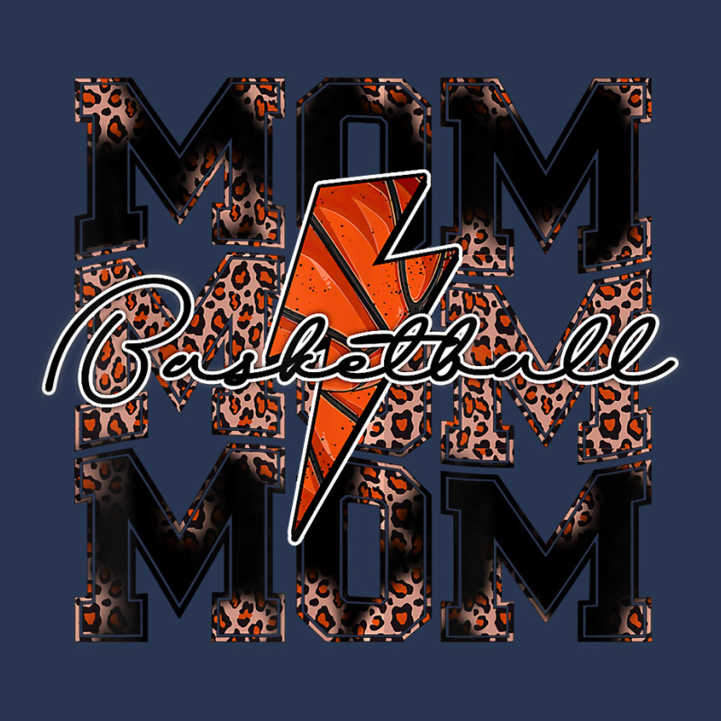 Basketball Mom Leopard Lightning Bolt Basketball Game Day T Shirt Ladies Denim Jacket by cm-arts | Artistshot