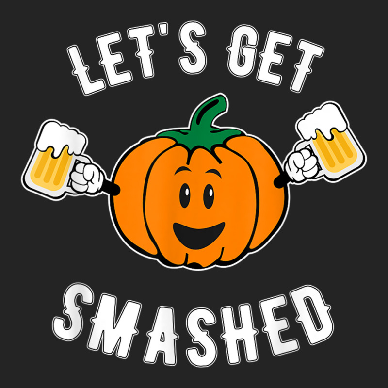 Let's Get Smashed Cute Pumpkin Beer T Shirt 3/4 Sleeve Shirt by cm-arts | Artistshot