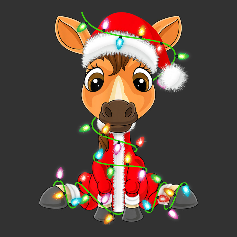 Horse Lover Xmas Lighting Santa Horse Christmas Baby Bodysuit by Short | Artistshot