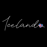 Ísland Simple Love Icelandic Flag Heart On Iceland T Shirt Cropped Sweater | Artistshot