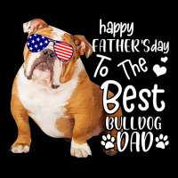 To The Best Bulldog Dad T  Shirt Happy Father's Day To The Best Bulldo Men's 3/4 Sleeve Pajama Set | Artistshot