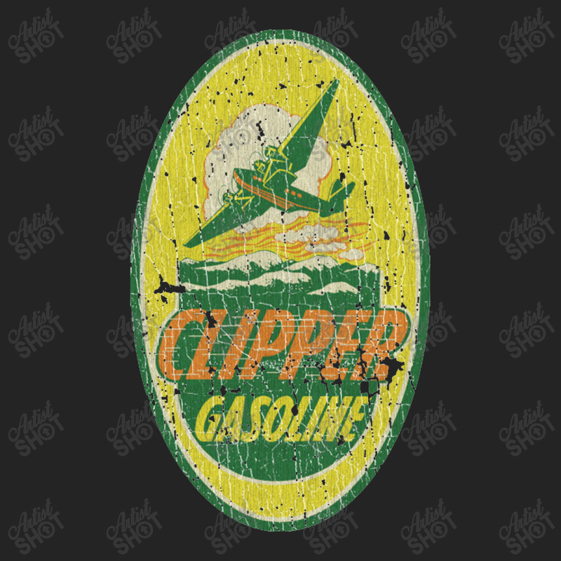 Clipper Gasoline Aviation Fuel, Gas Station 3/4 Sleeve Shirt by metengs | Artistshot