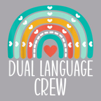 Dual Language Crew Rainbow Bilingual Teacher Dual Language T Shirt Youth 3/4 Sleeve | Artistshot