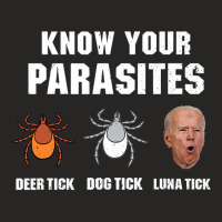 Know Your Parasites  Anti Joe Biden Ladies Fitted T-shirt | Artistshot