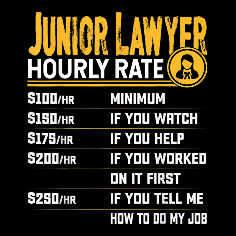 Junior Lawyer Law Solicitor Advocate Barrister Hourly Rate Youth Hoodie by Blimpie | Artistshot