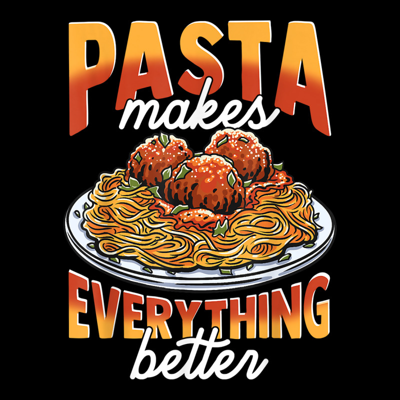 Pasta Makes Everything Better Meatballs Spaghetti Sauce Life T Shirt V-Neck Tee by cm-arts | Artistshot