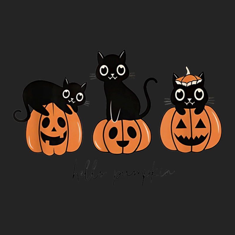 Hello Pumpkin Cats Pumpkin Carved Jack O Lantern Cat 3/4 Sleeve Shirt | Artistshot