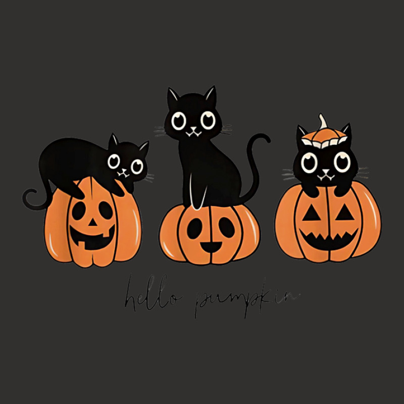 Hello Pumpkin Cats Pumpkin Carved Jack O Lantern Cat Champion Hoodie | Artistshot