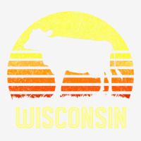 Wisconsin Dairy Cow Retro Farming Sunset Vintage Farmer Gift Sweatshir Rectangle Patch | Artistshot