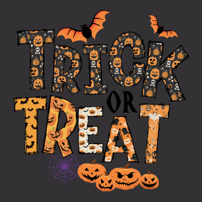 Trick Or Treat T  Shirt Funny Trick Or Treat Cute Halloween Pumpkin Co Vintage Short | Artistshot