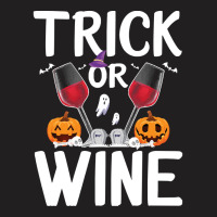 Trick Or Wine Ghost Halloween T  Shirt Trick Or Wine Ghost T Shirt Fun T-shirt | Artistshot