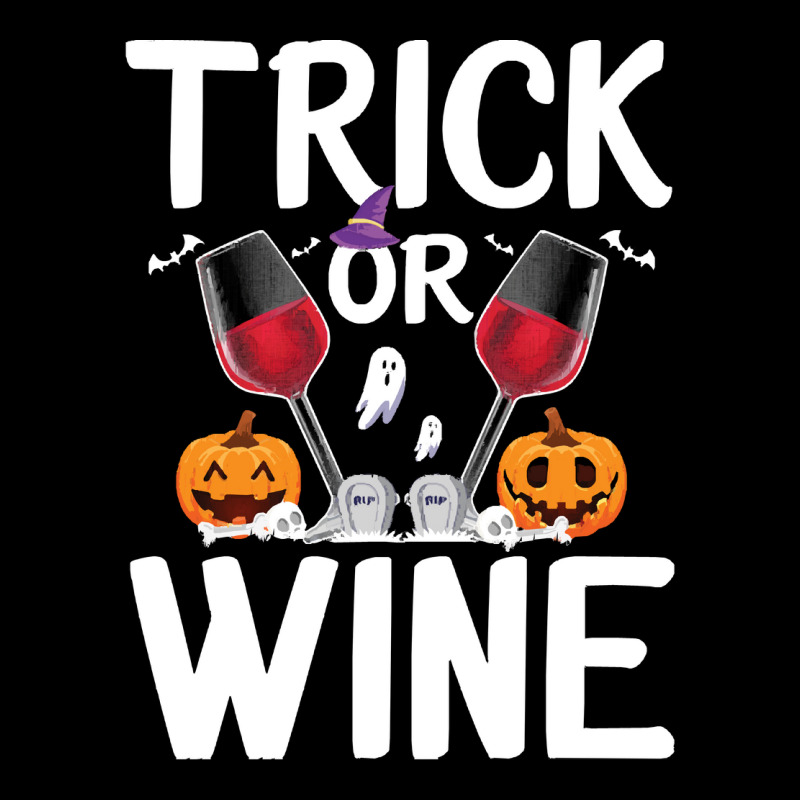 Trick Or Wine Ghost Halloween T  Shirt Trick Or Wine Ghost T Shirt Fun V-neck Tee | Artistshot