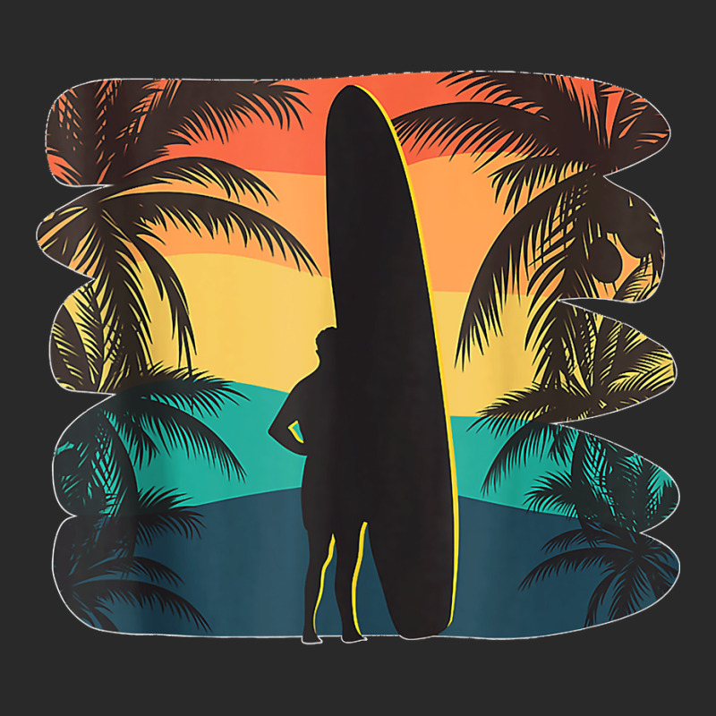 Kiawah Island South Carolina Sc Palm Tree Surfboard Surfer Tank Top Printed hat by SteveMartindale | Artistshot