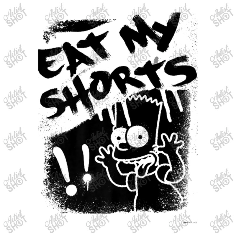 The Simpsons Bart Simpson Eat My Shorts Spray Paint Graffiti Premium T Maternity Scoop Neck T-shirt by Anitabostic | Artistshot