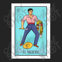 El Valiente Lottery Card Gift The Brave Card Mexican Lottery 3/4 Sleeve Shirt | Artistshot